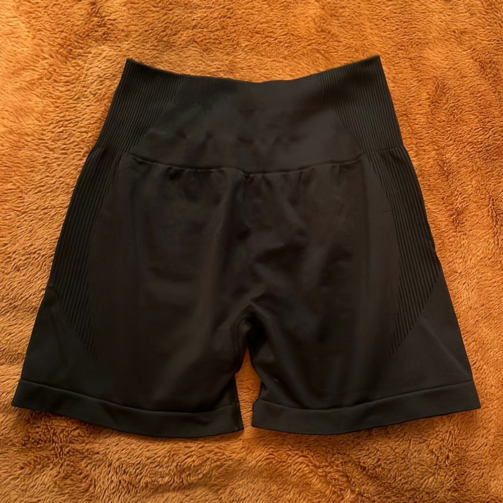 Black workout shorts